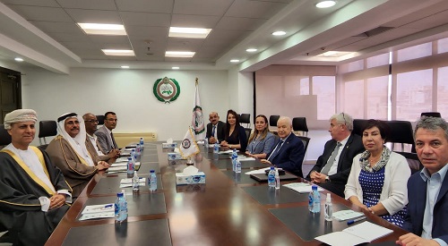 Al-Asoomi and Abu-Ghazaleh Discuss Areas of Cooperation between the Arab Parliament and TAG.Global