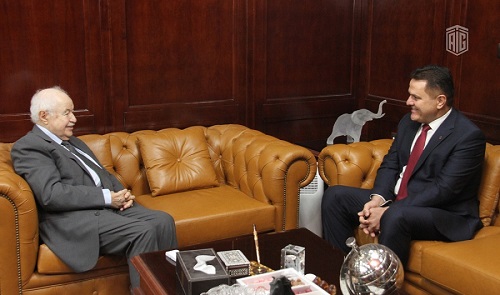 Abu-Ghazaleh Receives the Jordanian Ambassador to Brazil, Discusses Issues of Mutual Interest