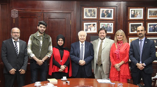Abu-Ghazaleh Receives Delegation from Global Challenges Forum Foundation