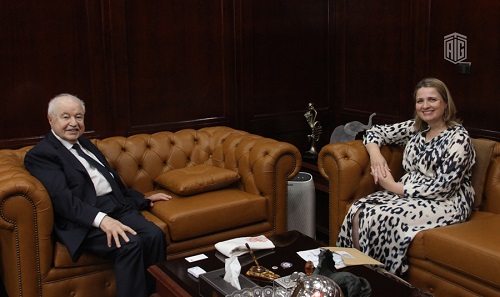 Abu-Ghazaleh and Ireland Ambassador to Jordan Discuss Means of Enhancing Cultural Relations