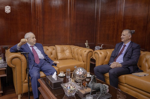 Dr. Abu-Ghazaleh and Palestinian Banking Institute General Manager Discuss Cooperation 