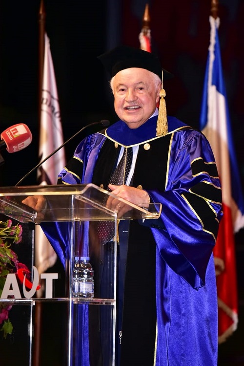 American University of Technology Awards Honorary Doctorate of Humane Letters to Dr. Abu-Ghazaleh