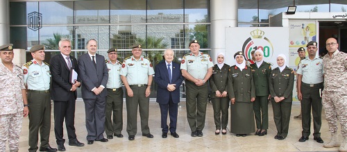 Dr. Abu-Ghazaleh Visits Jordanian Royal Medical Services, Praises Proficiency of their Staff