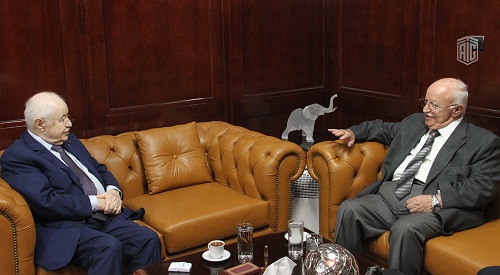 Abu-Ghazaleh Receives Syria’s Former Prime Minister, HE Dr. Muhammad Naji Al-Otri