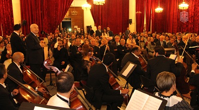 Abu-Ghazaleh patronizes 'Jordanian National Orchestra' and 'Fountain of Love Choir' concert Celebrating Easter at the Greek Catholic Cathedral of Saint George