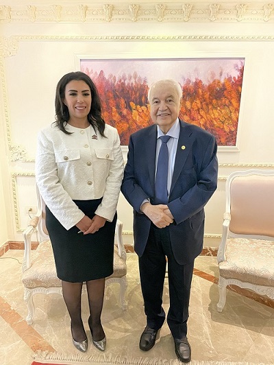 Abu-Ghazaleh and Egypt’s Secretary of ‘Coordination of Youth Parties and Politicians’ Discuss Cooperation