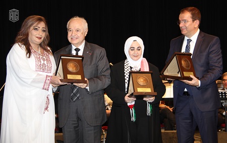 Abu-Ghazaleh Patronizes the "Arab Unity" Concert