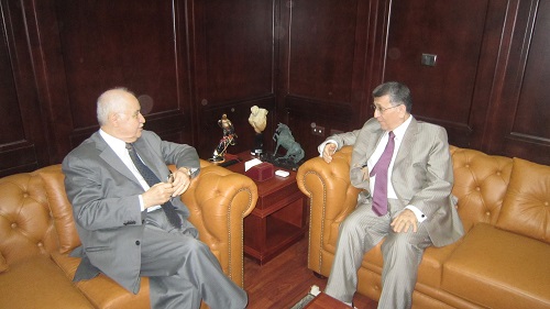 Abu-Ghazaleh Receives Turkish President's Senior Counselor for the Middle East