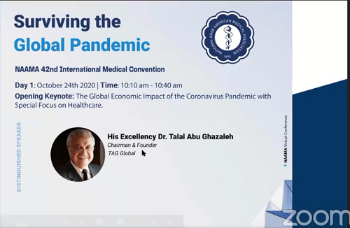Abu-Ghazaleh: A Real Solution is A Global Solution to Face COVID-19 Crisis
